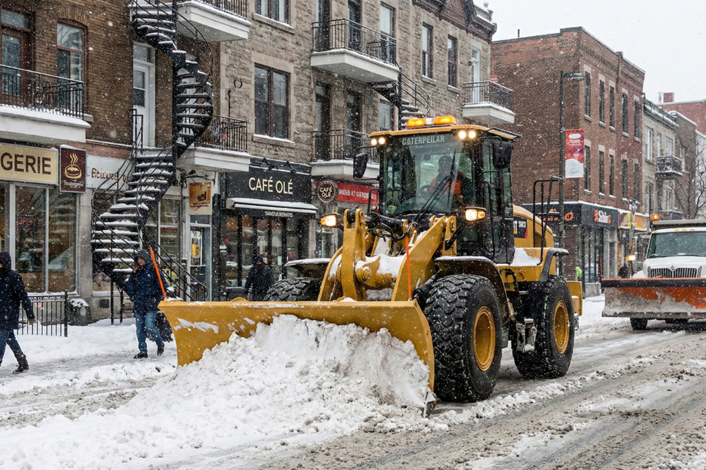 équipements de déneigement pour niveleuses